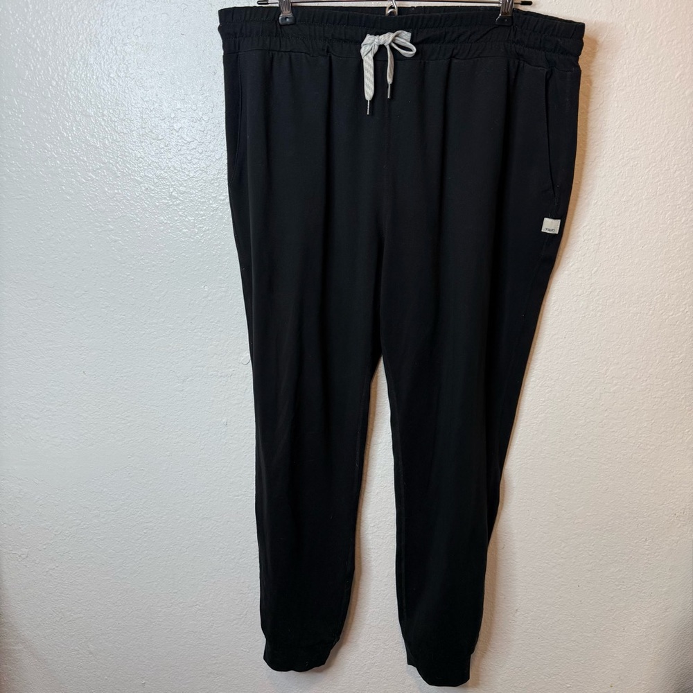 Vuori Black The Rise The Shine Performance Joggers Lounge Pants Size Large